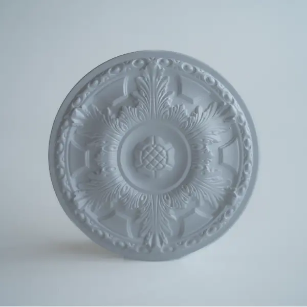 Декоративная потолочная розетка полистирол белая Decoflair D303-430 43 см