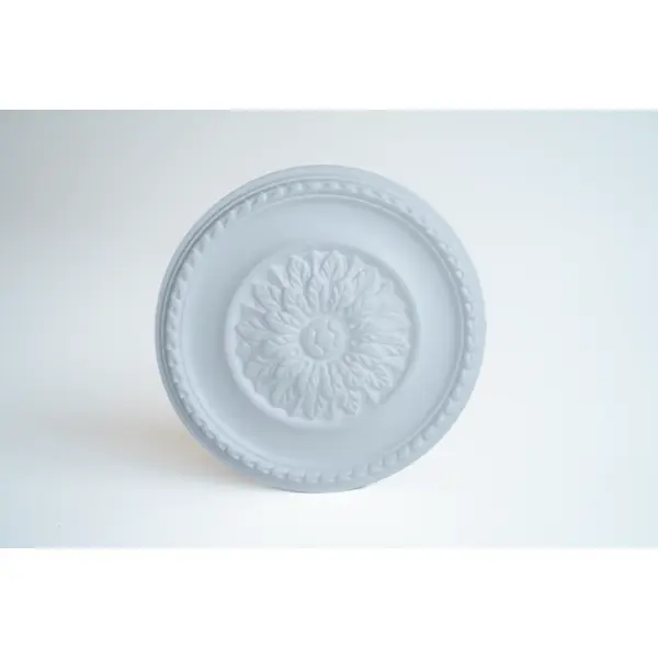 Декоративная потолочная розетка полистирол белая Decoflair D305-380 38 см