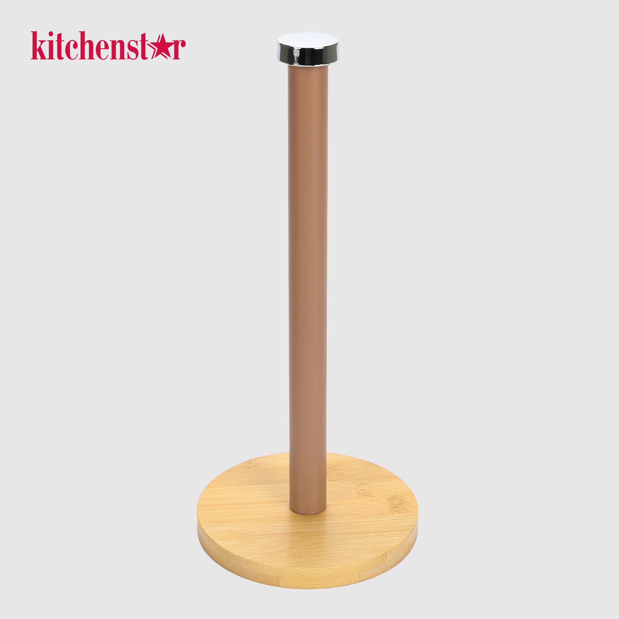 Держатель для бумажных полотенец Kitchenstar коричневый