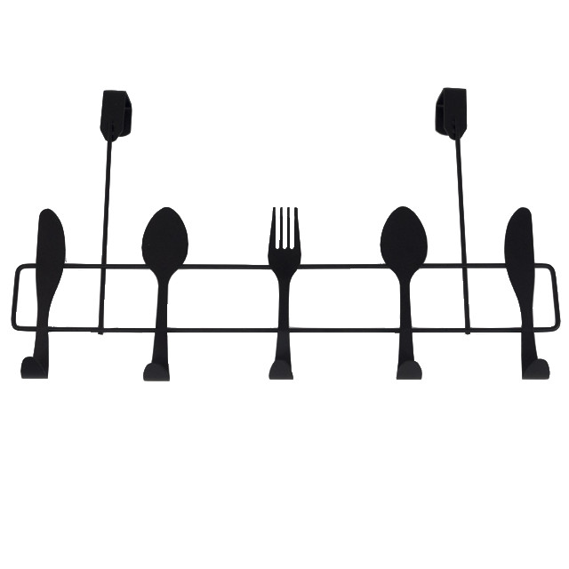 держатель для кухонных аксессуаров TODELIA Kitchen 5 крючков 40х7,5х23см навесной нерж.сталь