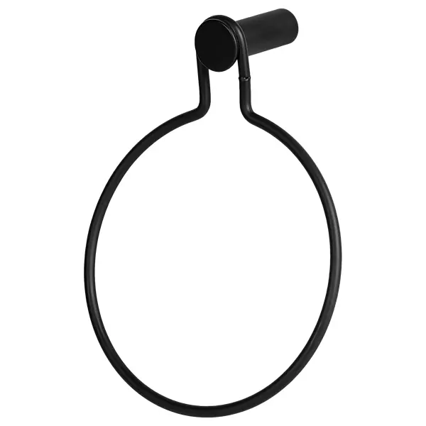 Держатель для полотенец Swensa Dots SWR-7268-05 кольцо цвет черный
