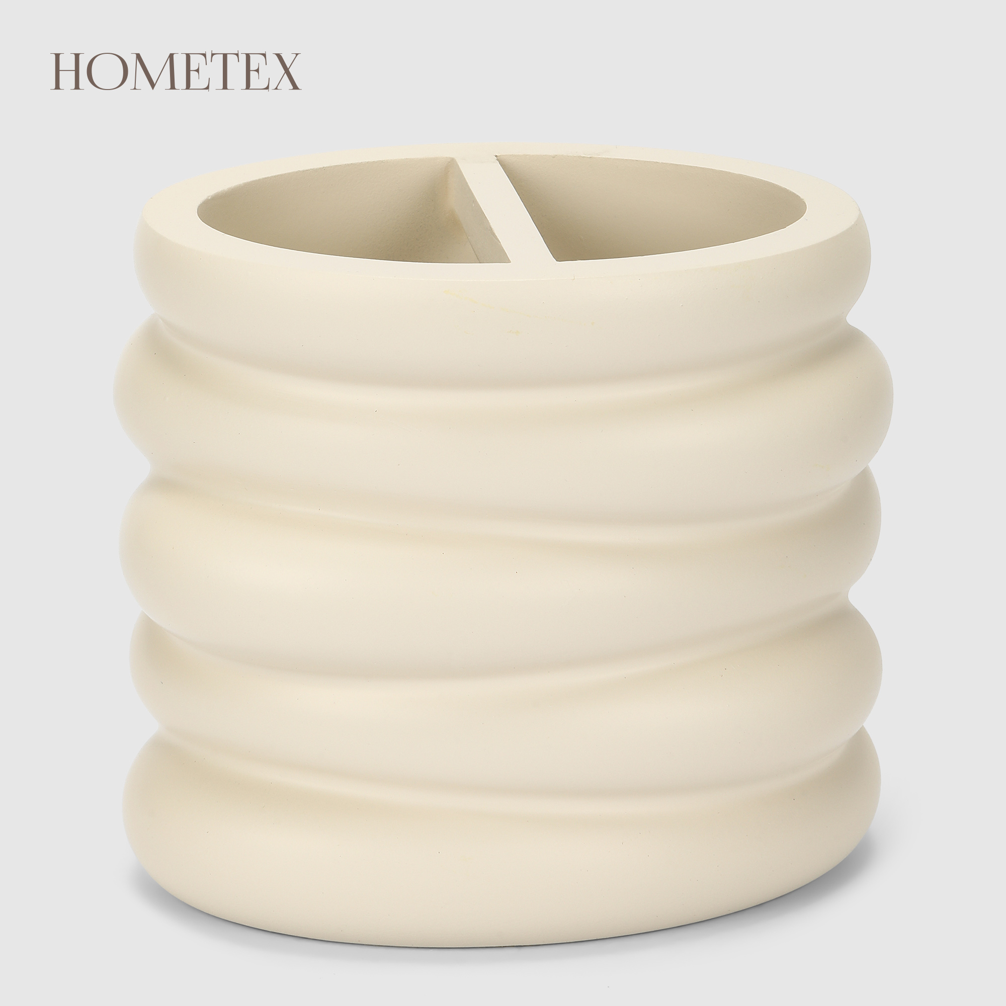 Держатель для зубной щётки Hometex Круги белый
