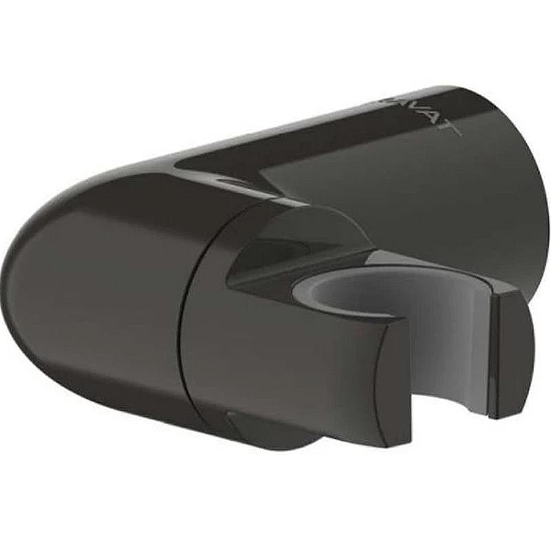 Держатель ручного душа Bravat P7185BW-ENG Черный матовый