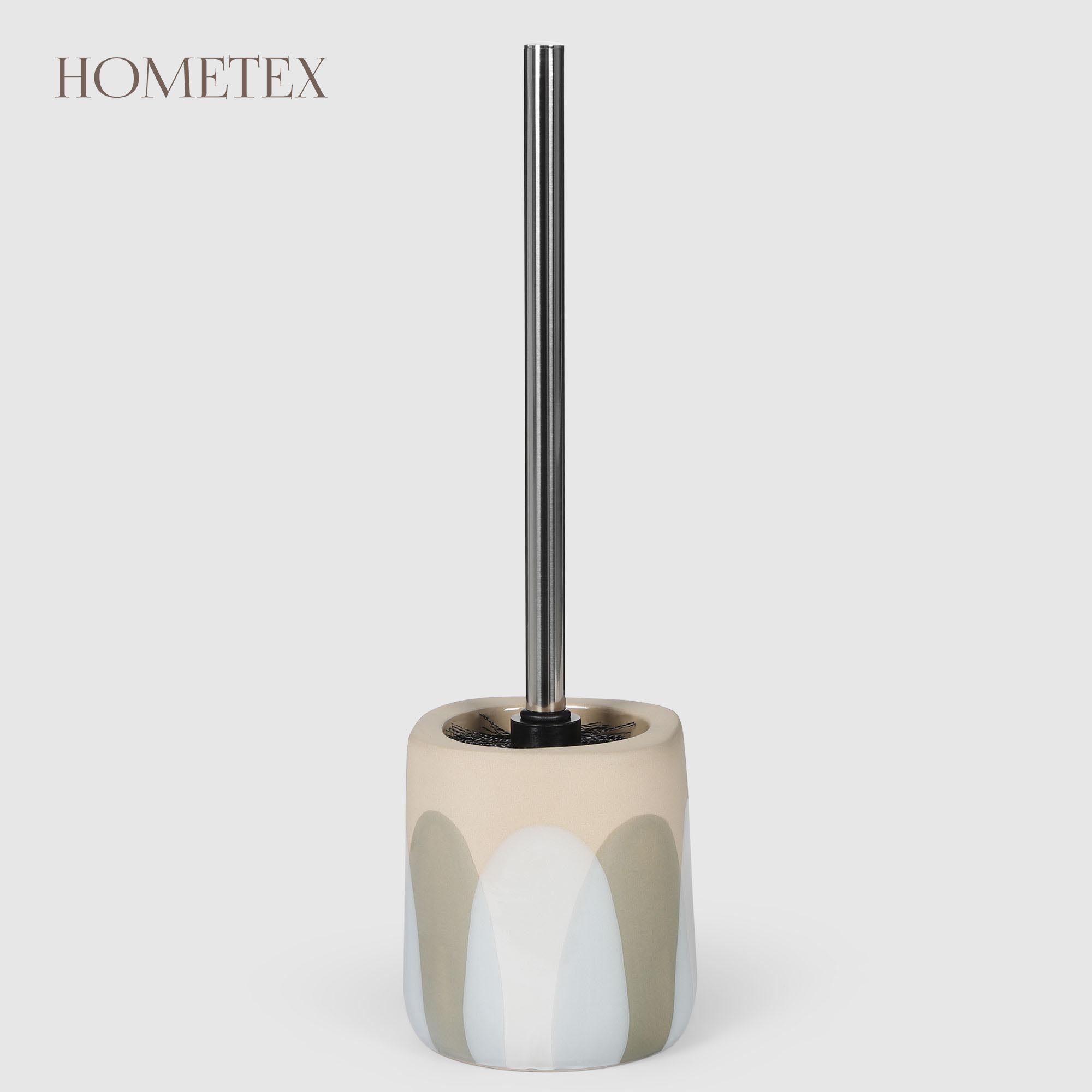 Держатель с ершиком Hometex из керамики с ручной росписью