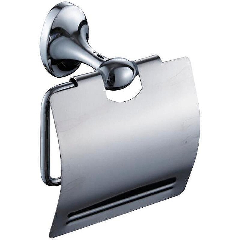Держатель туалетной бумаги CeramaLux Bell 53507 с крышкой Хром