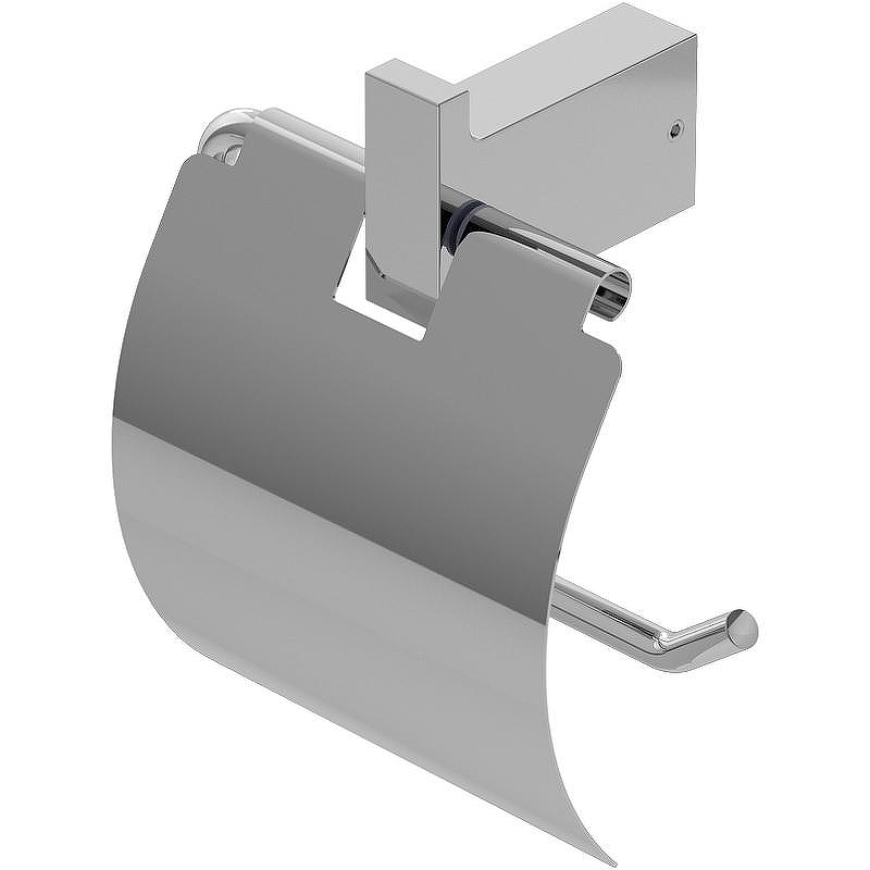 Держатель туалетной бумаги Cezares Slider SLIDER-PH-01 с крышкой Хром