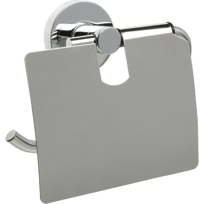 Держатель туалетной бумаги Fixsen Comfort Chrome FX-85010 с крышкой Хром