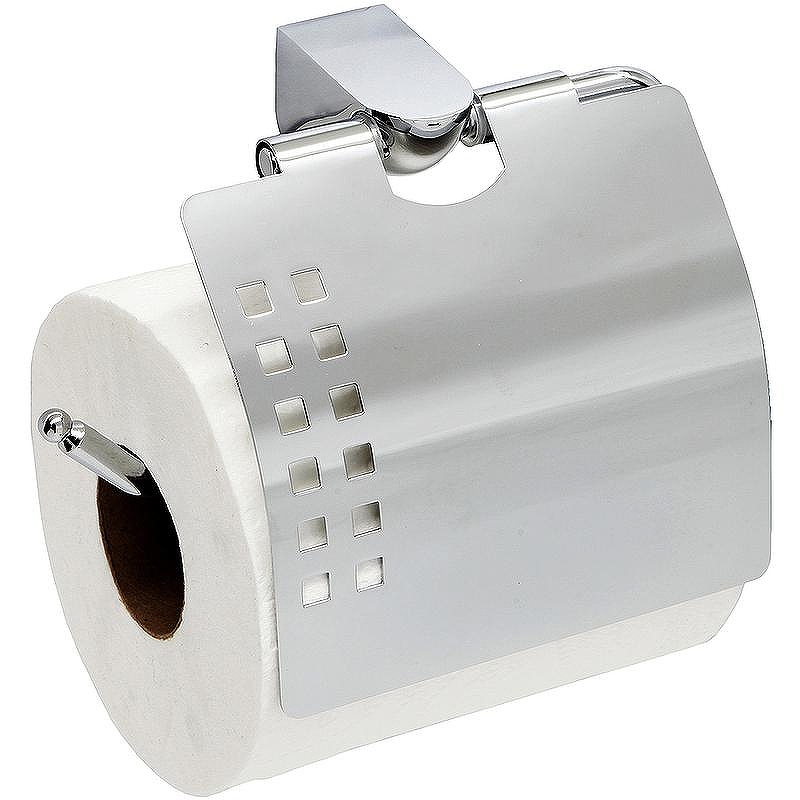 Держатель туалетной бумаги WasserKRAFT Kammel K-8325 с крышкой цвет Хром