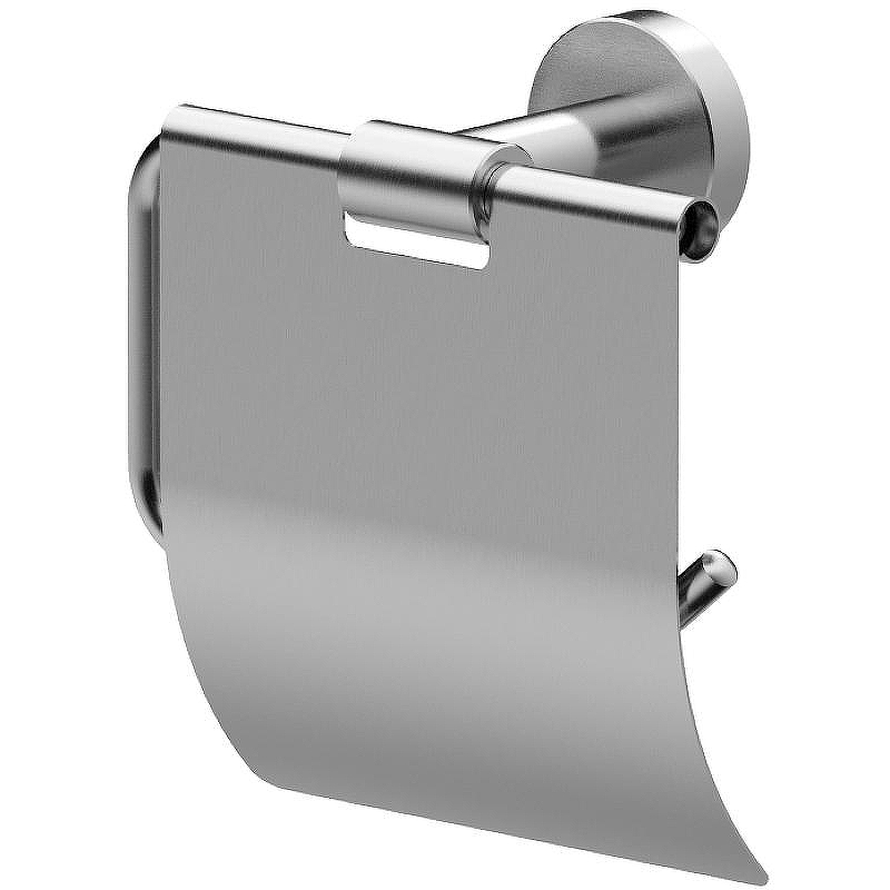 Держатель туалетной бумаги Whitecross Ergo nickel brushed ER2262NIB с крышкой Брашированный никель