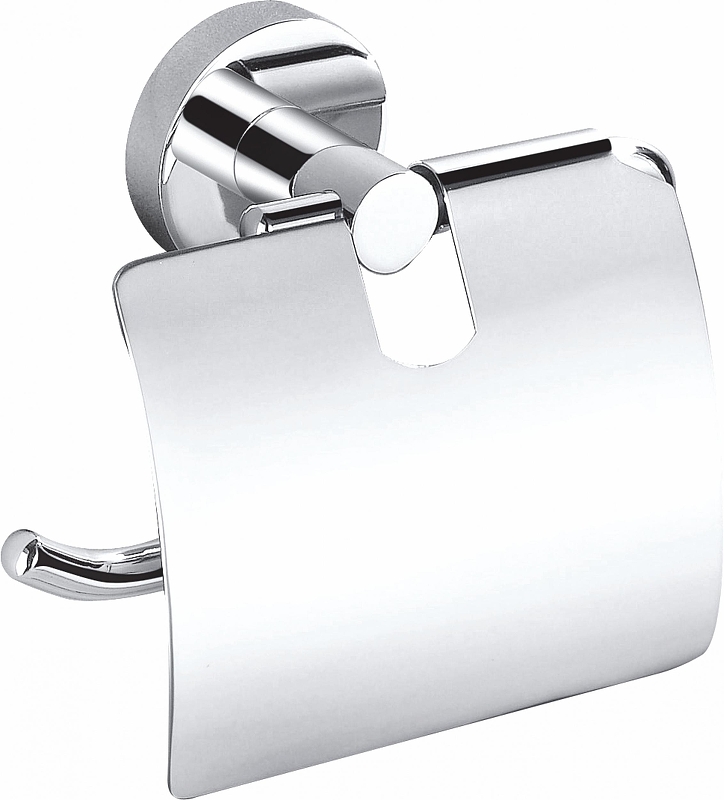 Держатель туалетной бумаги Wonzon & Woghand Easy WW-8126 с крышкой цвет Хром