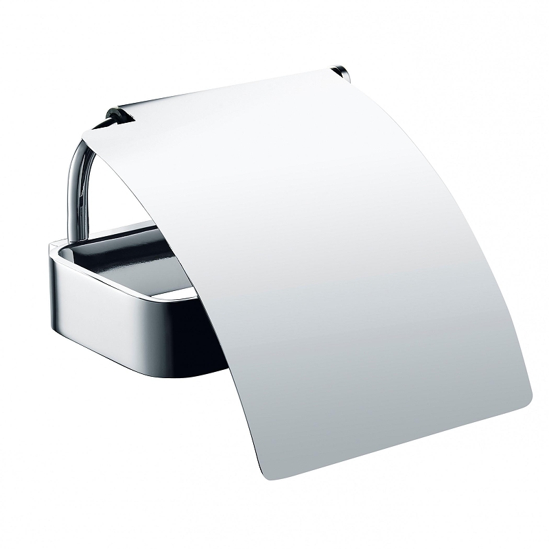 Держатель туалетной бумаги Wonzon & Woghand Lotte WW-8326 с крышкой цвет Хром