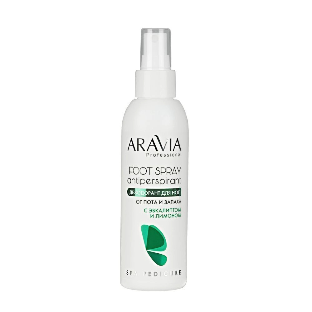 Дезодорант для ног с эвкалиптом и лимоном Aravia Professional foot spray antiperspirant, 150 мл