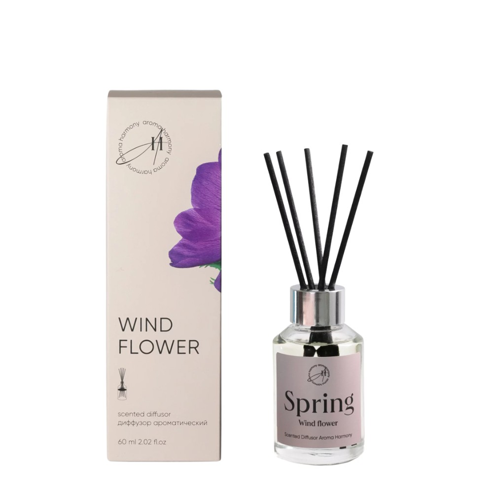 Диффузор ароматический Aroma Harmony Wind flower 60 мл