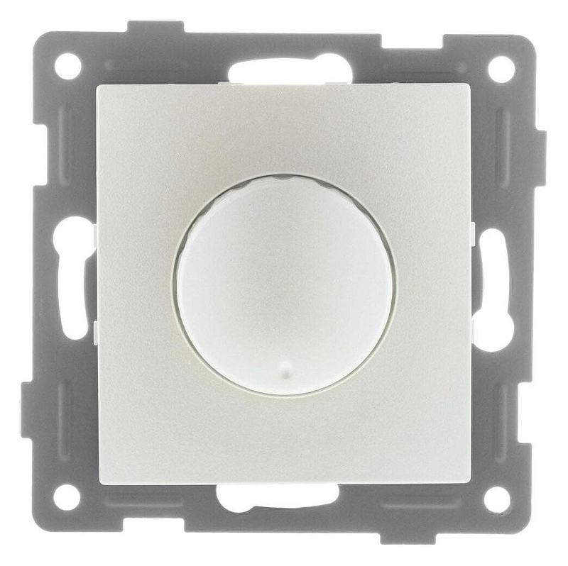 Диммер без рамки Gusi Electric BRAVO С10Д6-028 цвет Жемчужный