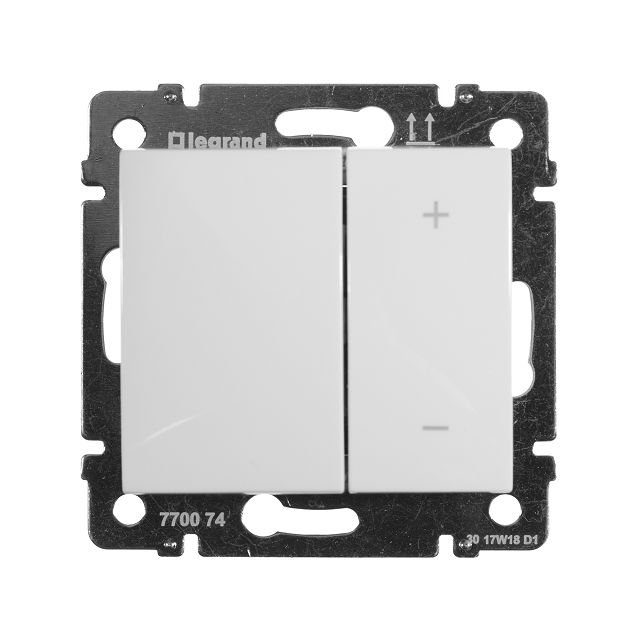 диммер LEGRAND Valena кнопочный IP20 белый