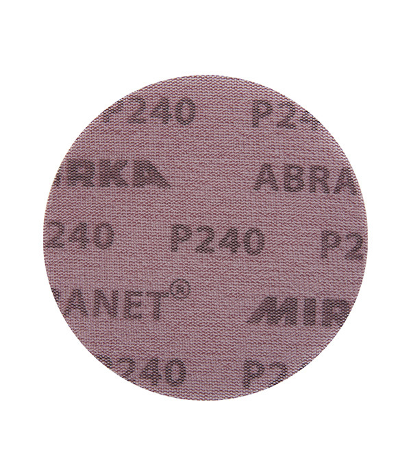 Диск шлифовальный Mirka Abranet d150 мм P240 на липучку сетчатая основа (5 шт.)