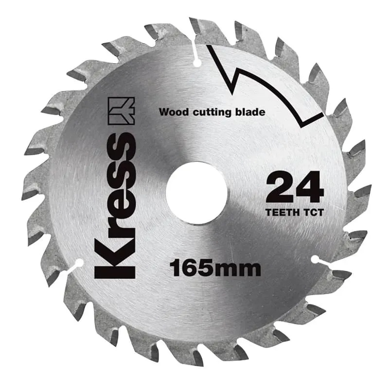 Диск твердосплавный по дереву KRESS 24T TCT 165 мм (KA8208)