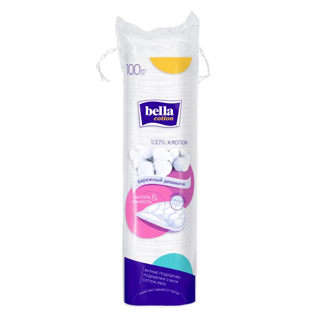 диски ватные BELLA Cotton 100шт