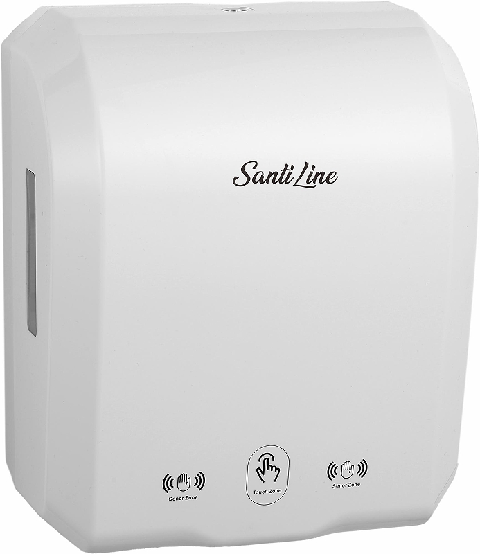 Диспенсер для бумажных полотенец SantiLine SL-8010 цвет Белый глянцевый