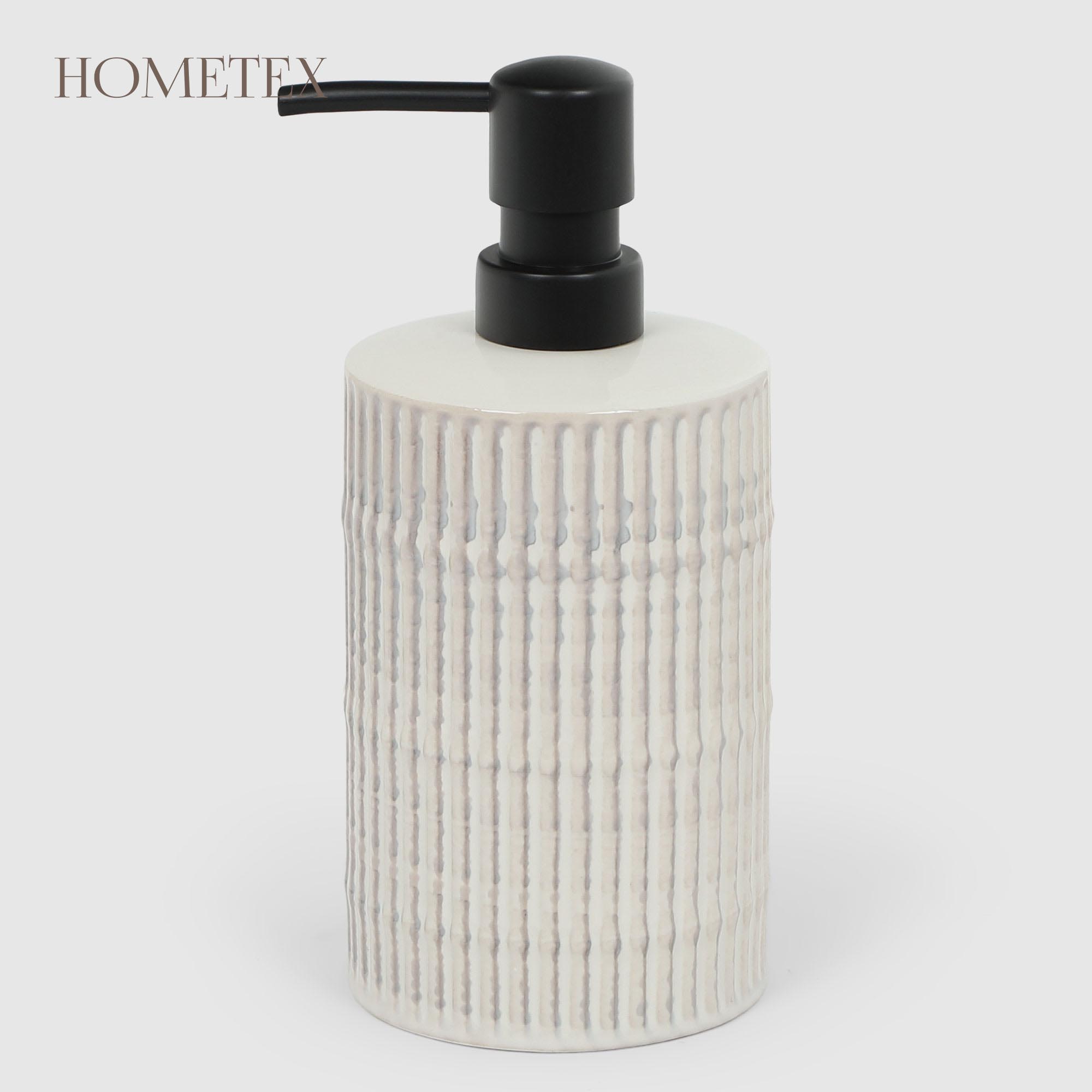 Диспенсер для жидкого мыла Hometex из керамики баррель