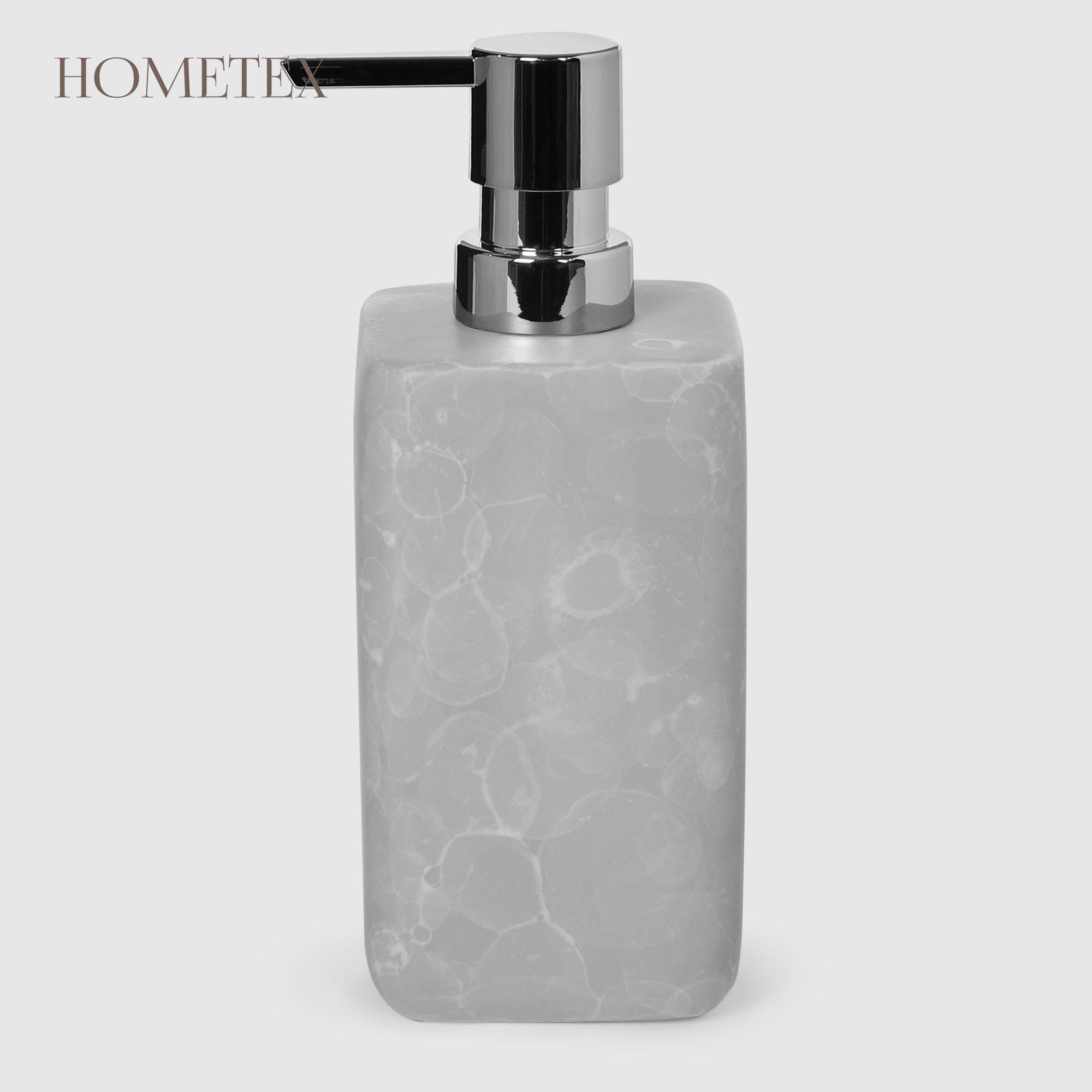 Диспенсер для жидкого мыла Hometex из керамики пузырьковая глазурь