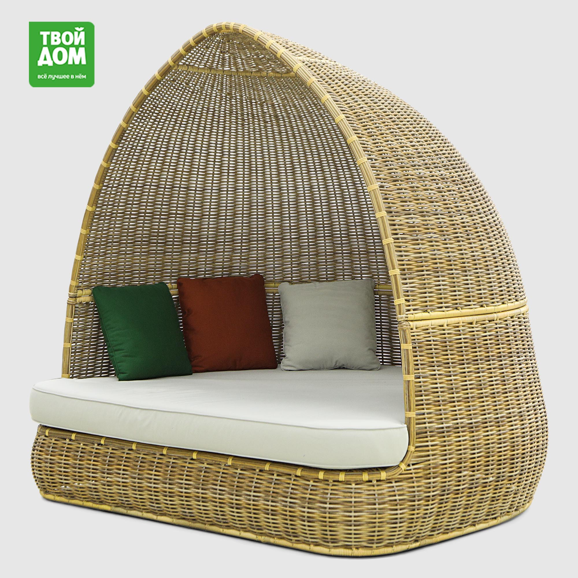 Диван-шезлонг Rattan grand Fantastic 200х182х200 см