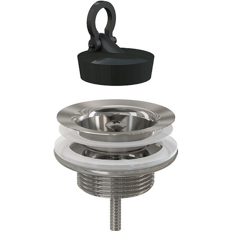 Донный клапан Alcaplast A439 Хром