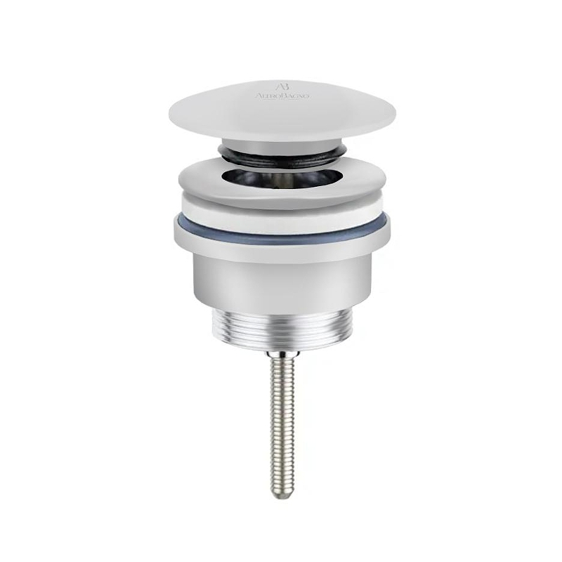Донный клапан AltroBagno PU 070214U MW click-clack цвет Белый матовый