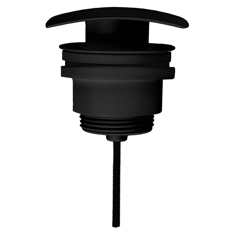 Донный клапан Azario AZ-106-BL click-clack цвет Черный матовый