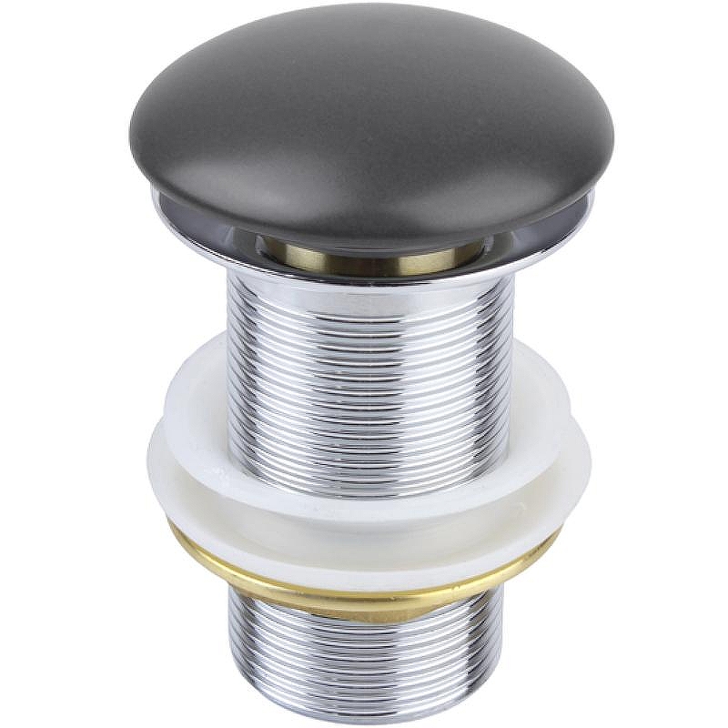 Донный клапан Bronze de Luxe 1003G click-clack Серый