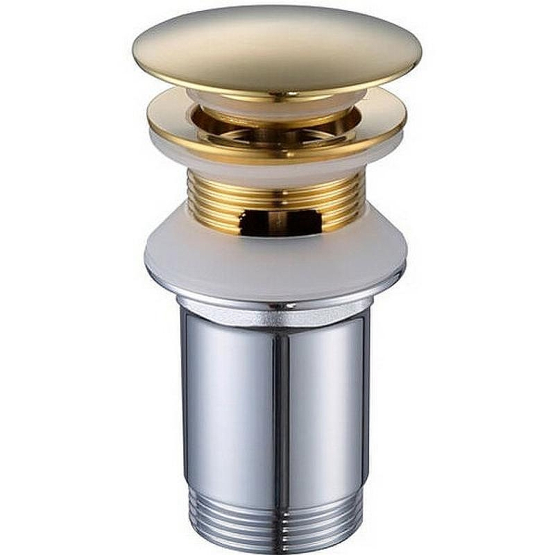 Донный клапан Caprigo Parts 99-534-BRG click-clack Золото матовое