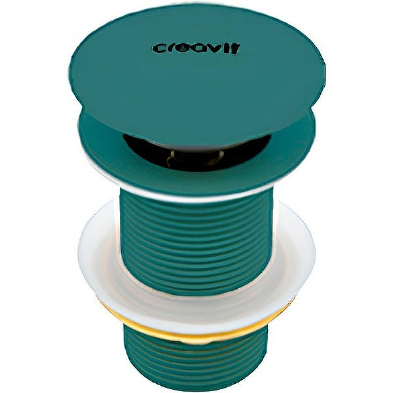 Донный клапан Creavit SF030.NYL click-clack Зеленый нил