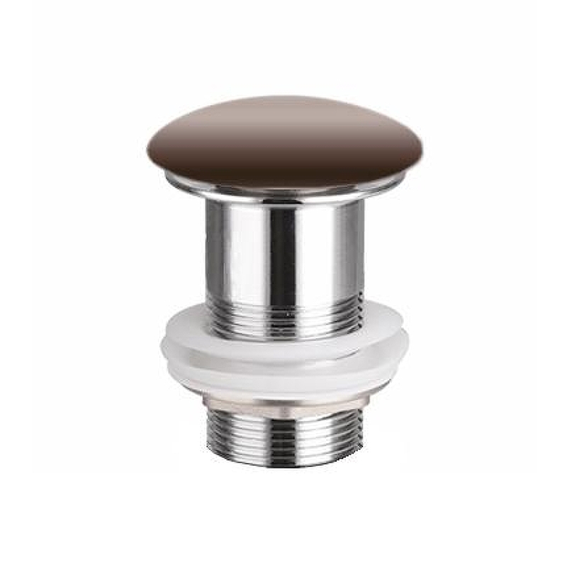 Донный клапан для раковины Ceramicanova CN2000MDB click-clack Темно-коричневый матовый