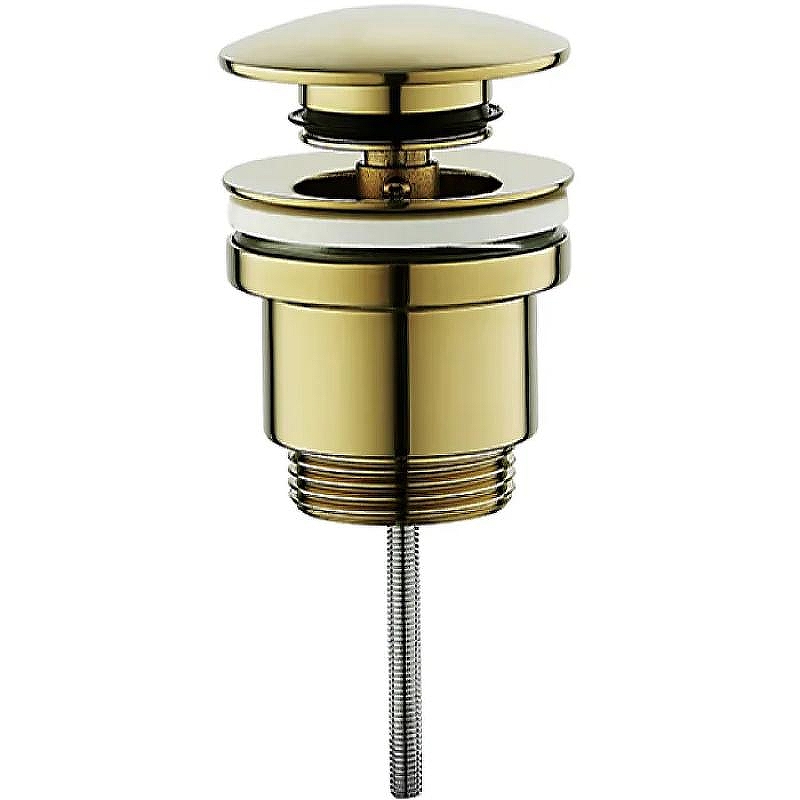Донный клапан Frap F62-3 click-clack Золото