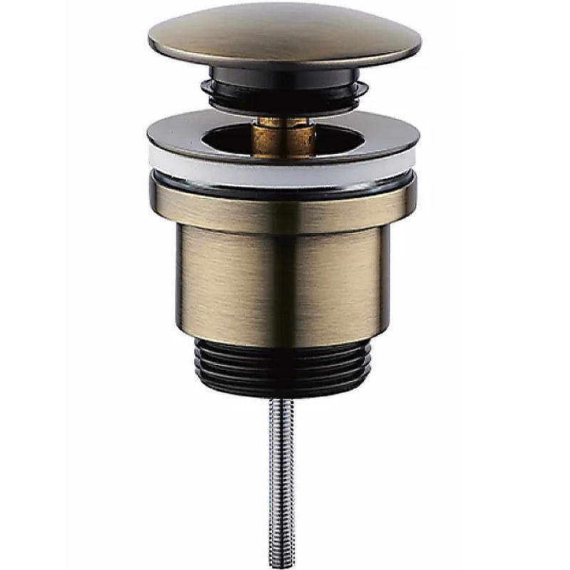 Донный клапан Frap F62-4 click-clack Бронза