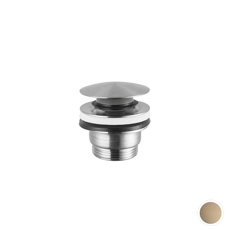 Донный клапан Newform X-Steel 316 24686.59.098 click-clack цвет Pale Gold