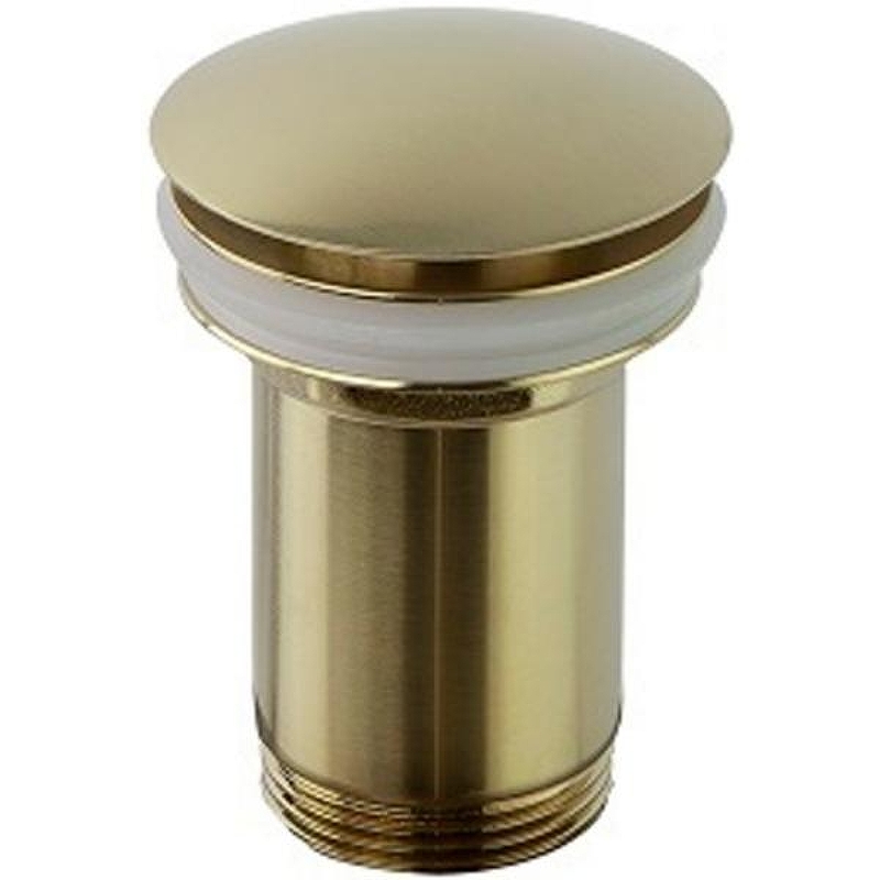 Донный клапан Ramonsoler Accesorios 1219LOC click-clack Золото брашированное