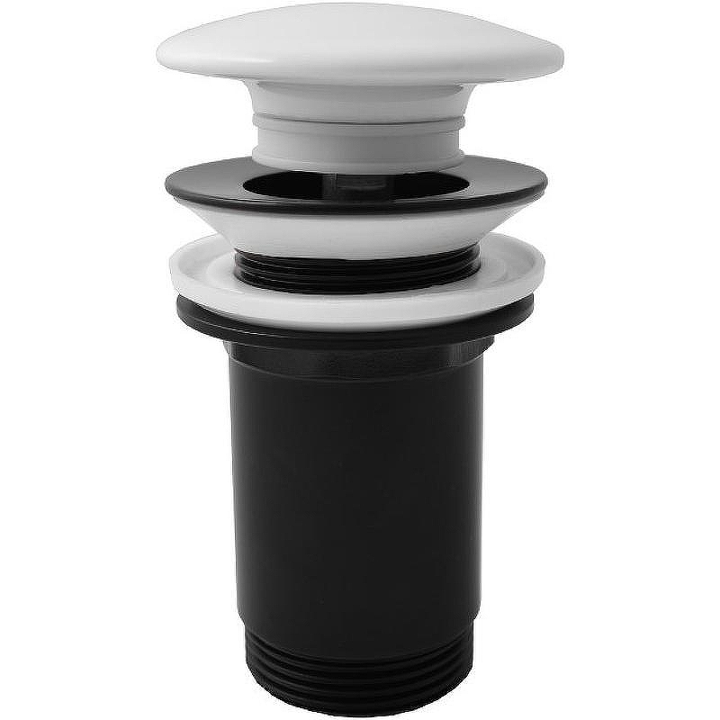 Донный клапан Rav Slezak MD0485CMAT click-clack Черный матовый