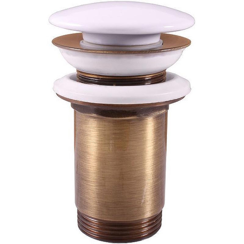 Донный клапан Rav Slezak MD0485SM click-clack Бронза