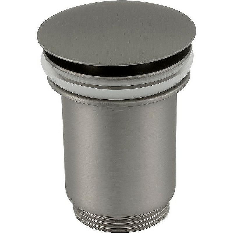 Донный клапан Remer 904CC114NPO click-clack Никель матовый брашированный