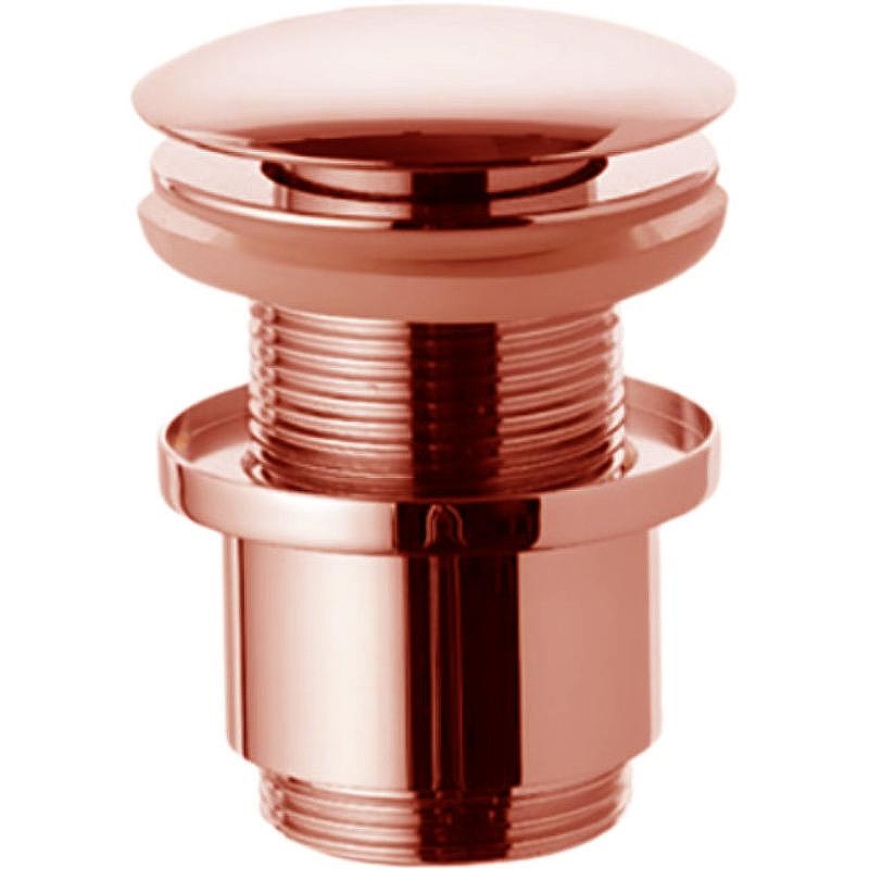 Донный клапан Remer 904CC2114RL click-clack Медь глянцевая