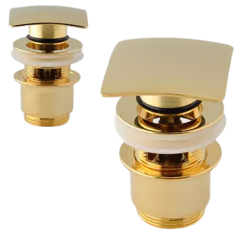Донный клапан Remer 905SCC2114DO click-clack цвет Золото глянцевое