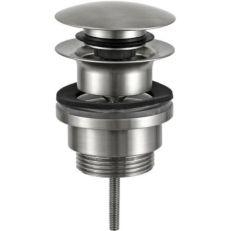 Донный клапан Remer SS905CCR114 click-clack Нержавеющая сталь