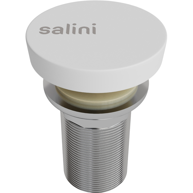Донный клапан Salini D504 162202G click-clack Белый глянцевый