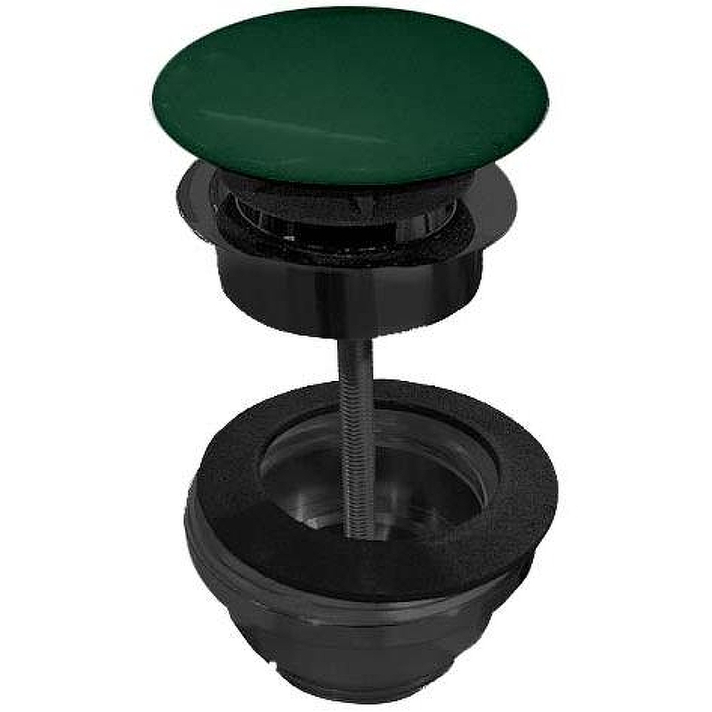Донный клапан Scarabeo 10010/CNROP55 Click Clack цвет Черный матовый Муск