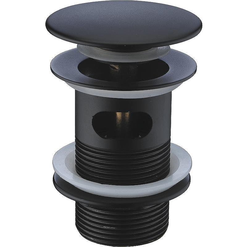 Донный клапан WasserKRAFT A080 click-clack Черный матовый