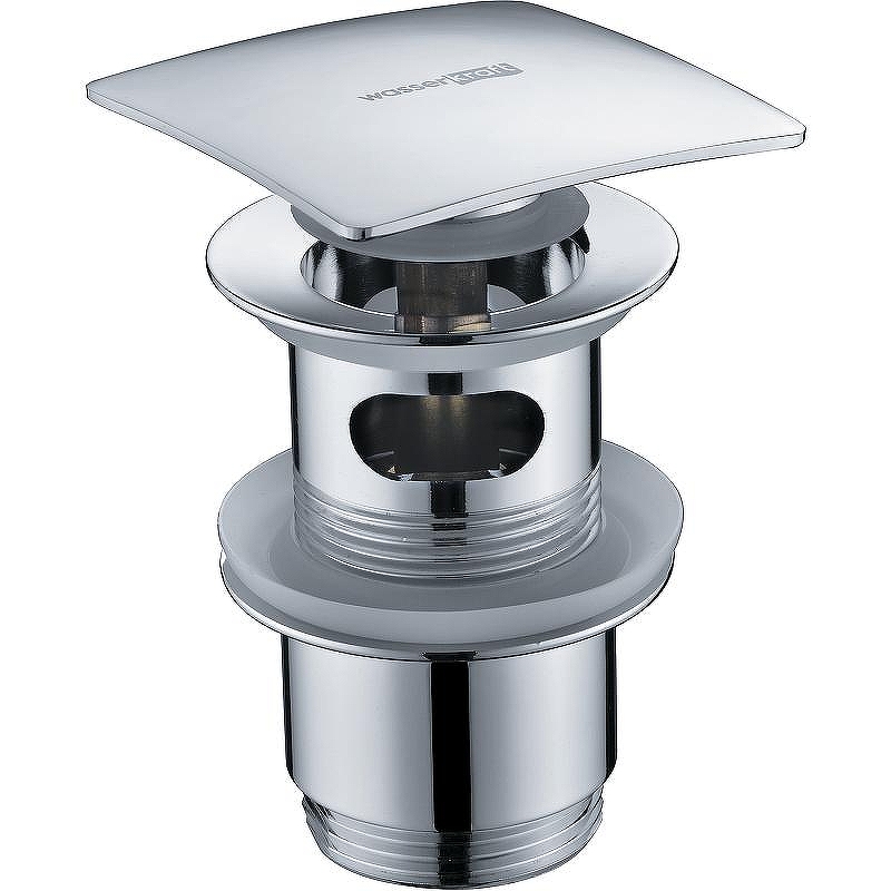 Донный клапан WasserKRAFT A105 click-clack Хром