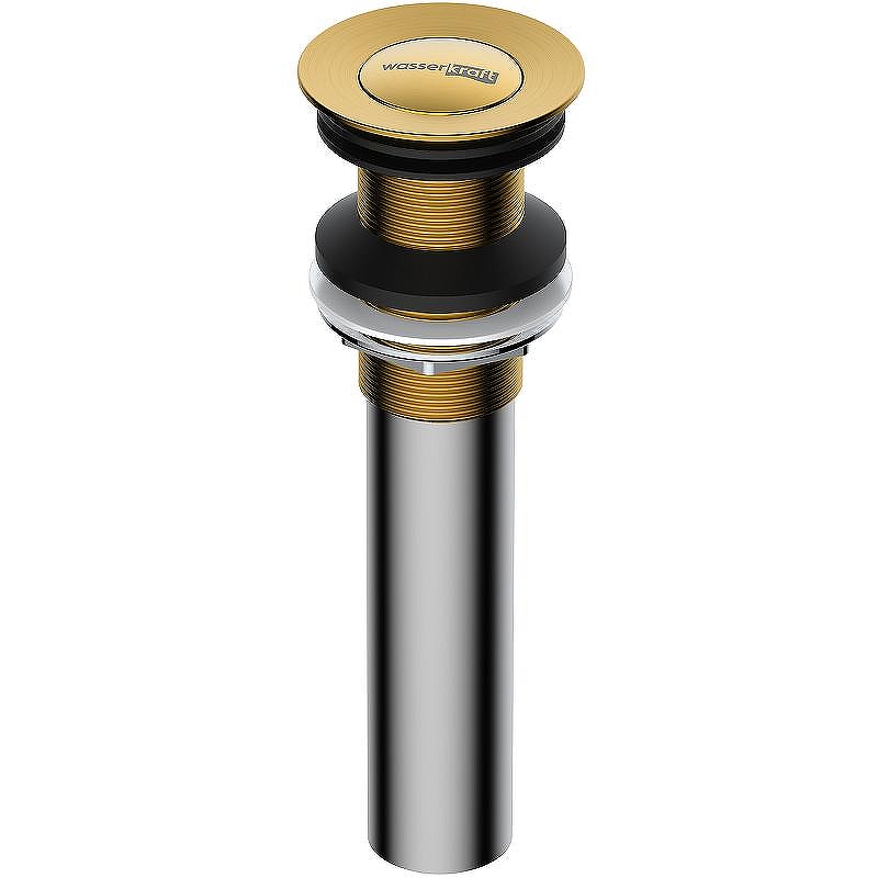 Донный клапан WasserKRAFT A252 Click-Clack Золото матовое