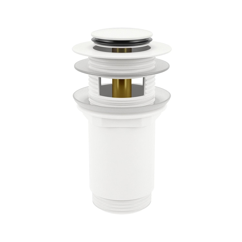 Донный клапан Wellsee Drainage System 182133000 click-clack цвет Белый матовый
