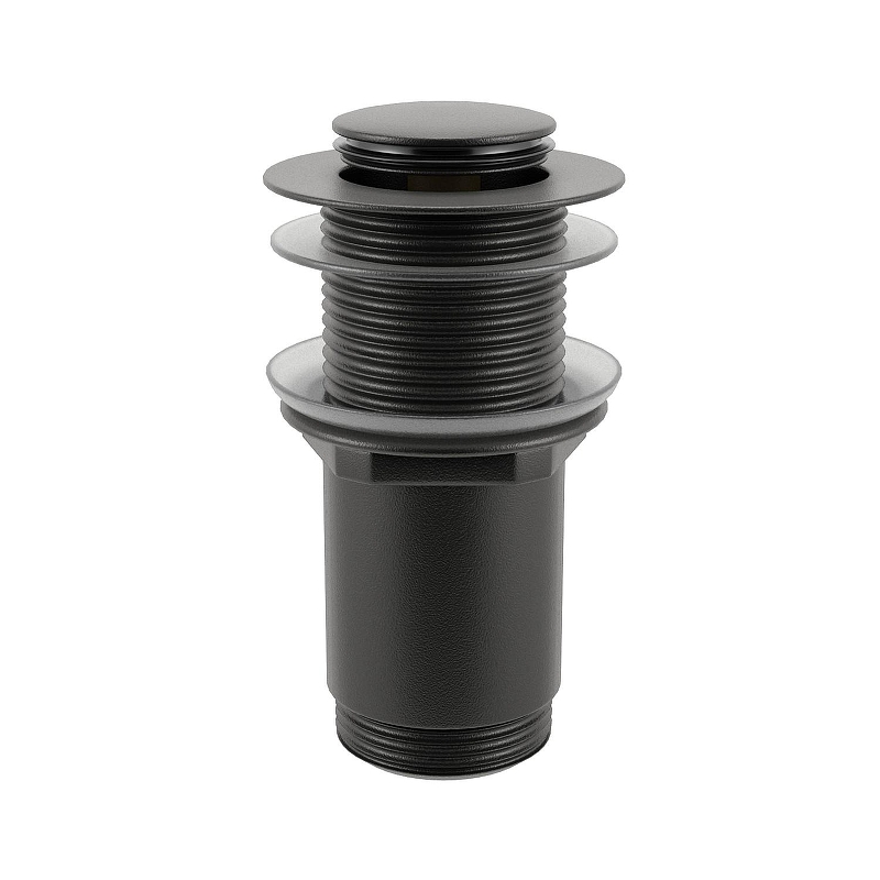Донный клапан Wellsee Drainage System 182135000 click-clack цвет Черный матовый